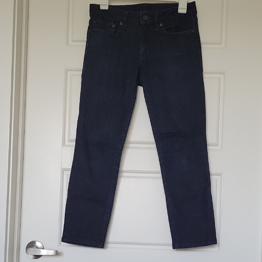 Tory Burch Blue Cropped Denim Jeans